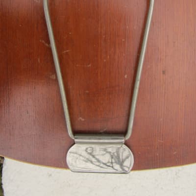 Cromwell G-4 Archtop Guitar, Gibson Made, 1937,  Finish Stripped,  Case image 7