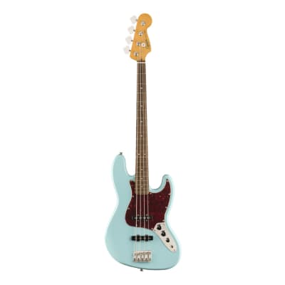 Used Squier Classic Vibe '60s Jazz Bass - Daphne Blue w/ Laurel FB image 2