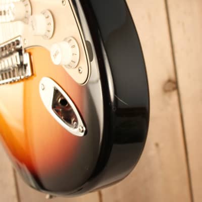 Fender Standard Stratocaster (MIM) 3 color sunburst guitar 2002 image 12
