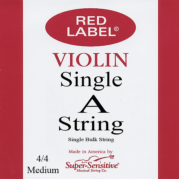 Red Label Violin Strings - Medium Gauge 4/4 Scale - | Reverb Canada