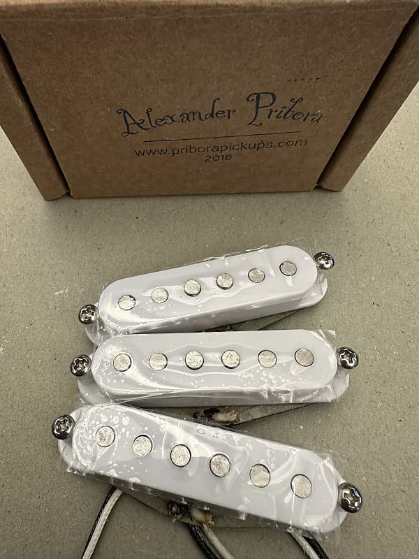 Alexander Pribora Blues Classic Stratocaster Pickup Set Hand wound