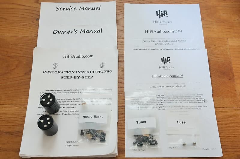 Kenwood KR-4070 restoration kit filter capacitor repair rebuild fix  			