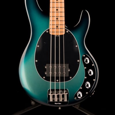 Ernie Ball Music Man StingRay Special Bass Frost Green Pearl with Mono Case image 3