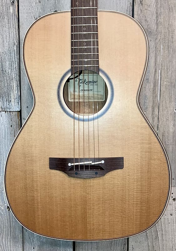 Takamine CP400NYK New Yorker Parlor Acoustic/Electric Guitar 2010s - Natural image 1