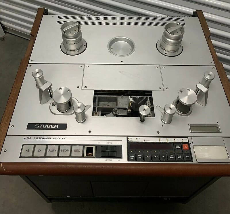 Studer A820 2 Analog 24 Track Multitrack Tape Recorder *For Parts or  Repair*