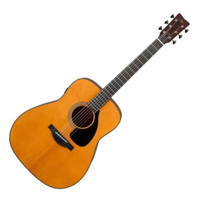 Yamaha FGX3 Red Label Dreadnought Natural | Reverb