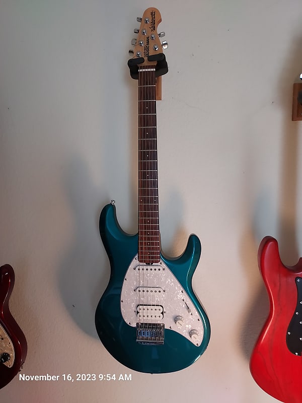 Ernie Ball Music Man Silhouette Special 2007 - Teal Pearl image 1