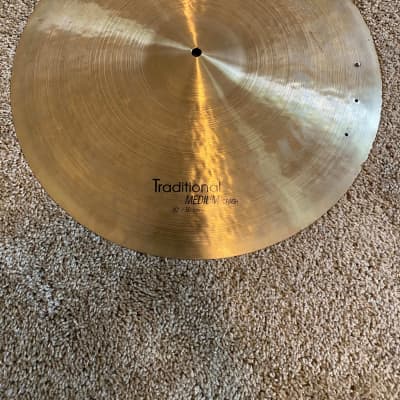 Istanbul Agop 20" Traditional Crash Ride Cymbal (with optional rivets) image 1
