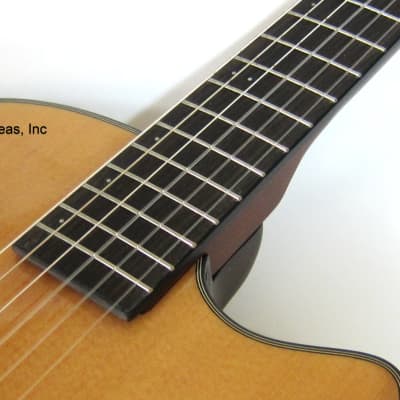 Angel Lopez Electric Solid Body Classical Guitar - Natural image 4