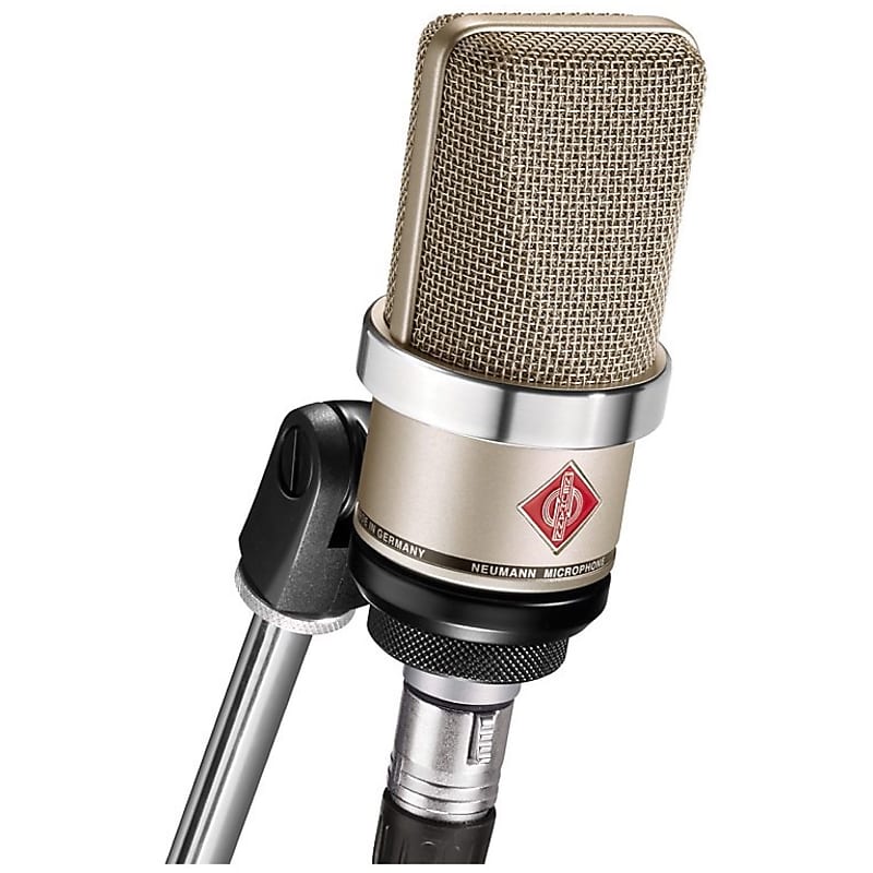 Neumann TLM 102 Studio Microphone, Nickel, with Standmount image 1