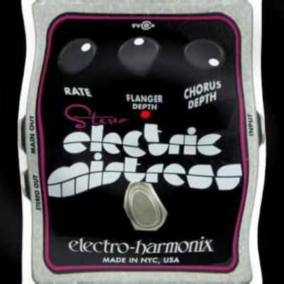 Electro Harmonix Stereo Electric Mistress Chorus Guitar Effects Pedal image 3