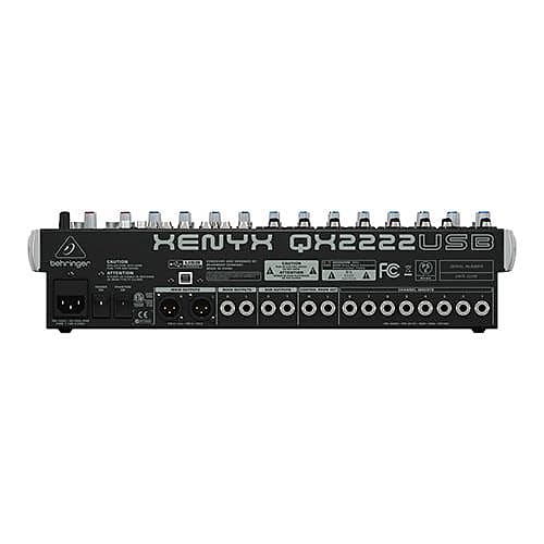 Behringer Xenyx QX2222USB Mixer with USB Interface and Behringer Xenyx QX2222USB Mixer with USB Interface and
