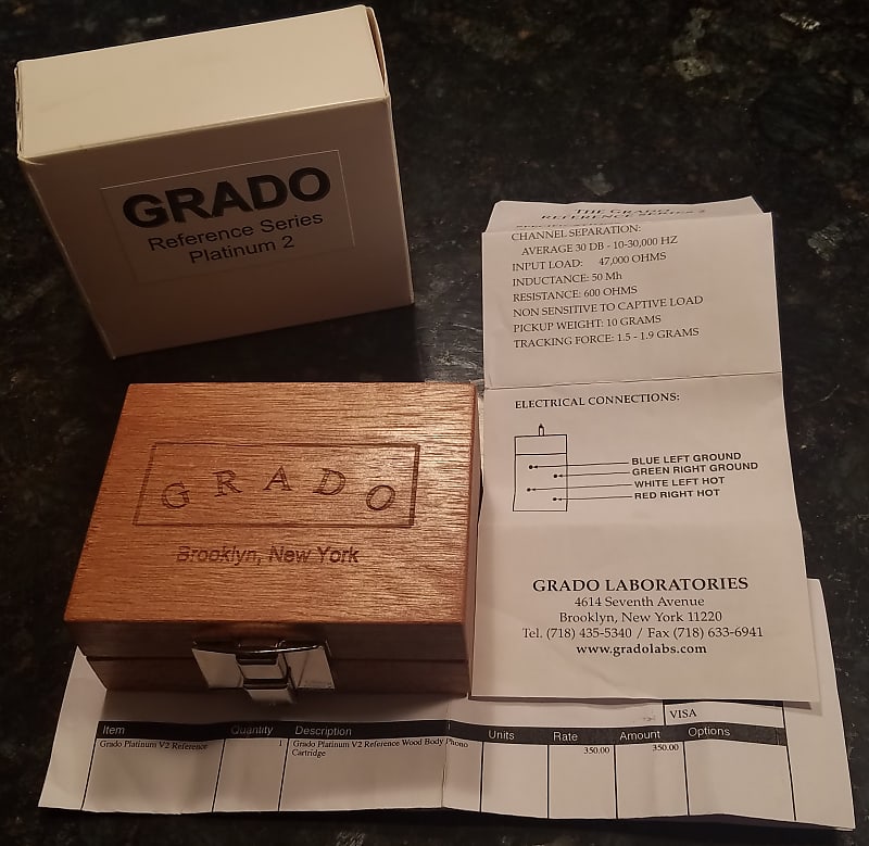 Grado Labs Reference Series Platinum 2 2016 Australian Jarrah wood  			