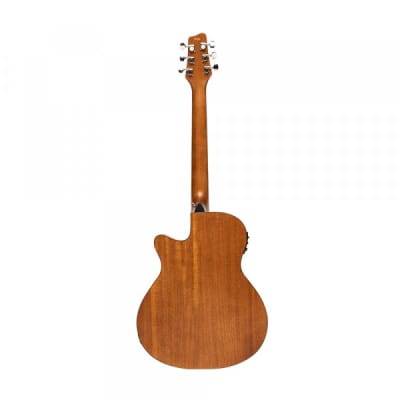 Stagg SA25 ACE SPRUCE Auditorium Cutaway Spruce Top Okoume Neck 6-String Acoustic-Electric Guitar image 2