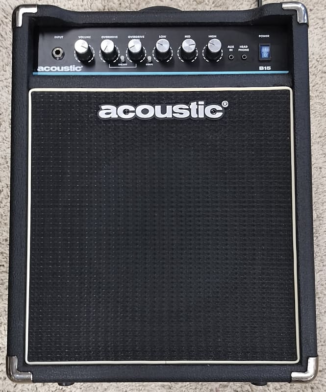 Acoustic Model B15, 15W Bass Combo Amp Black Used Reverb
