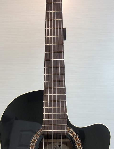 Godin La Patrie Hybrid CW Black QII Acoustic Electric Guitar (E.X.)