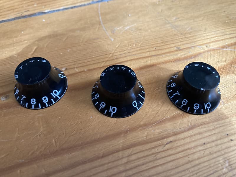 Epiphone Thunderbird Bass Guitar Control Knobs x 3 Korea Reverb