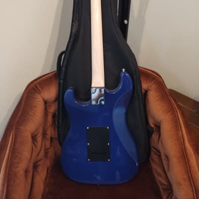 Indio Stratocaster Electric Guitar - Blue image 4