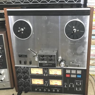 Teac A-1500 W Auto Reverse Reel To Reel- Dust Cover-Used Tapes