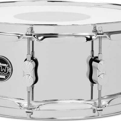 DW Performer Series 5.5" x 14" Chrome Over Steel Snare Drum image 1