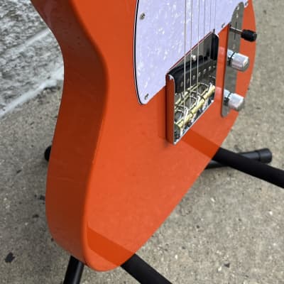 GAMMA Custom Electric Guitar TG24-03, 6-String Delta Star Model, Kona Orange for sale