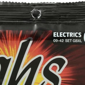 GHS GBXL Guitar Boomers Electric Guitar Strings - .009-.042 Extra Light image 4