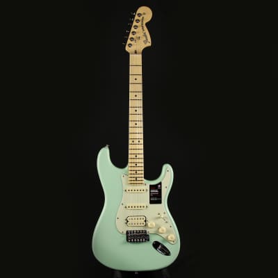 Fender American Performer Stratocaster Satin Surf Green Maple Fingerboard (US210014939) image 3