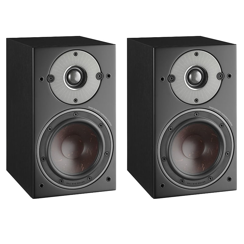 Dali: Oberon 1 Passive Bookshelf Speakers - Black (Pair)  			
