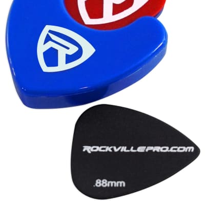 Rockville PH-Blue Pick Holder with Sticky Adhesive - Holds 3 to 4 Picks image 3