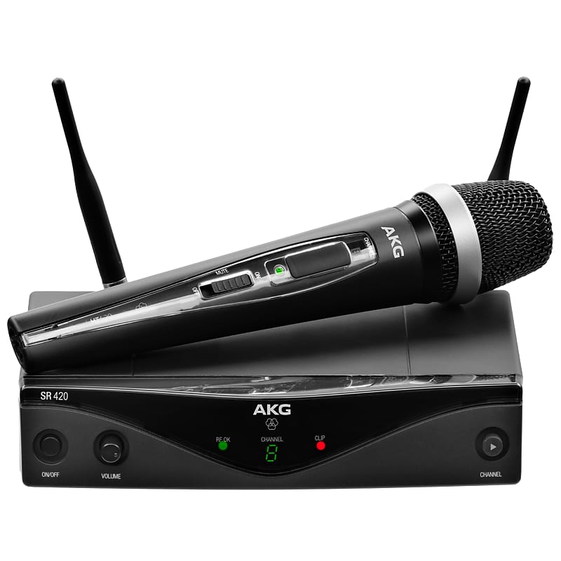 AKG WMS420 Vocal Set Wireless Microphone System (Band A) image 1