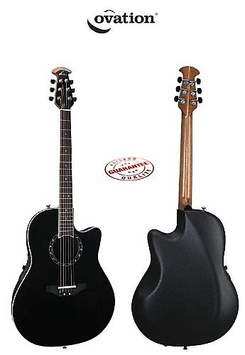 Ovation 12 String balladeer 2008-2009 Black | Reverb