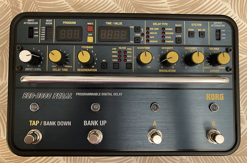 KORG SDD-3000 ギター エフェクター ディレイ SDD-3000 PEDAL - PROGRAMMABLE DIGITAL DELAY | KORG (Japan)