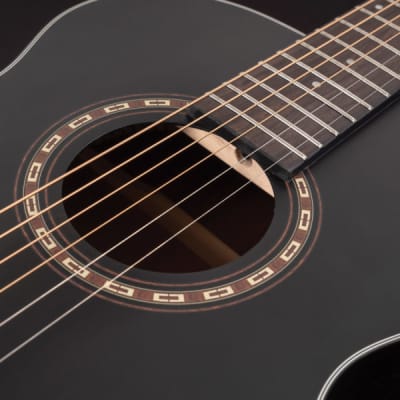 Washburn G-Mini 5 BK Travel Acoustic Guitar 2020's - Matte Black image 6