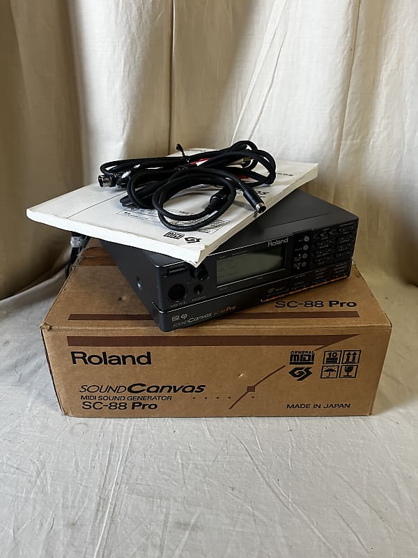 Roland SC-88pro SC88 Pro SOUND Canvas General MIDI sound modules New  battery w/ box