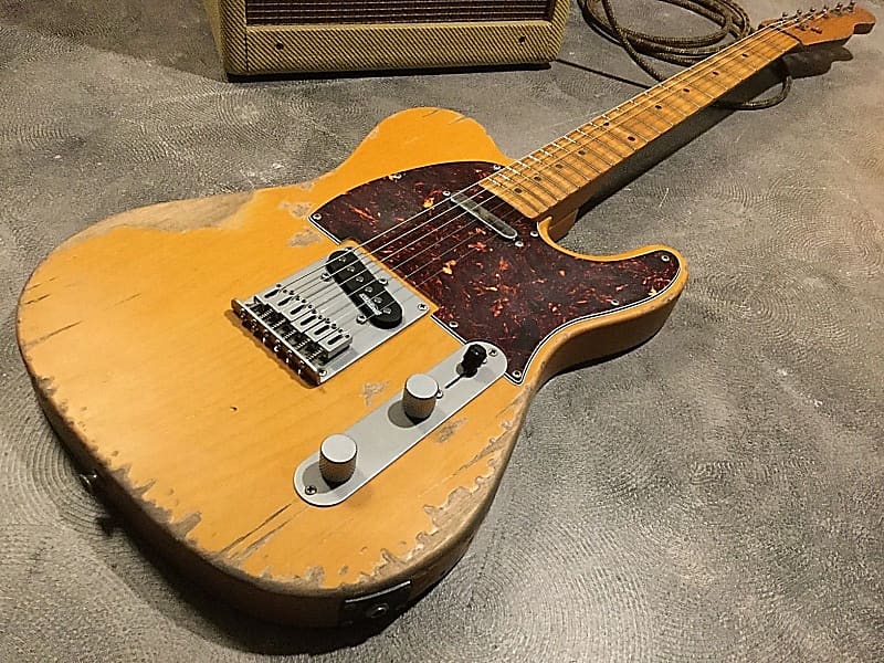 Relic Squier Affinity Telecaster Electric Guitar with | Reverb