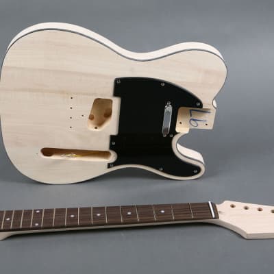 Unbranded Tele Style Electric Guitar DIY Kit Natural Unfinished image 4