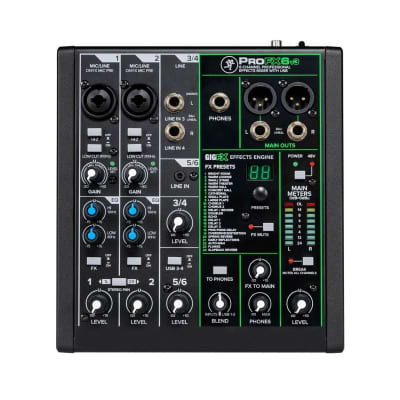 Mackie ProFX6v3 6-Channel Effects Mixer