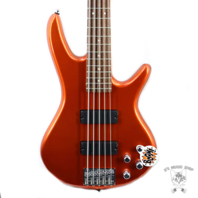 Ibanez GIO GSR205 5-String Electric Bass - Roadster Orange Metallic for sale