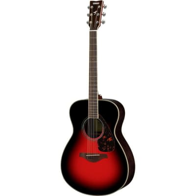 Yamaha FS830-DSR Small-Body Acoustic Guitar Dusk Sun Red