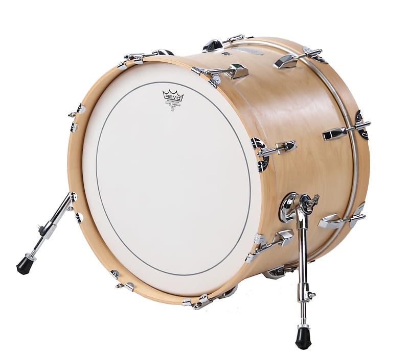 Travel Bass Drum 12" x 18" by Side Kick Drums - maple finish image 1