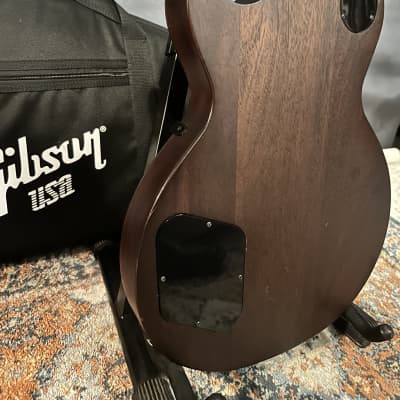 Gibson LPJ 2013 - Chocolate rubbed  Satin distressed vintage image 5