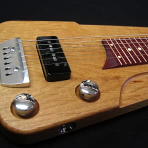 Rukavina 6 String Lapsteel Guitar w/P-90 - Purpleheart/Holly - 22.5" Scale Length image 4