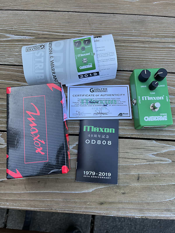 Maxon OD-808 Overdrive 40th Anniversary 2019 | Reverb Canada