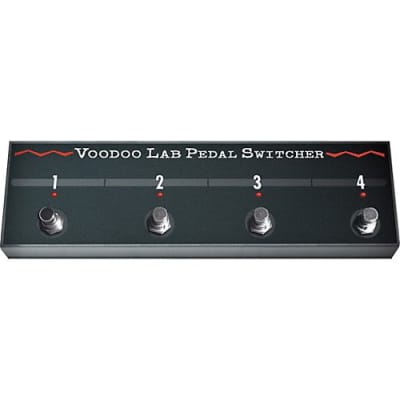 Voodoo Lab Pedal Switcher 4-Way Bypass Looper Black SALE for sale