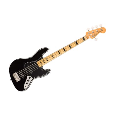 Classic Vibe 70s Jazz Bass V Black Squier by FENDER for sale