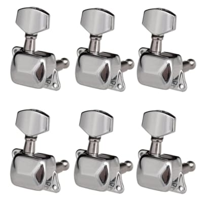Antique Bronze 6R Inline Guitar Tuning Pegs Machines Reverb