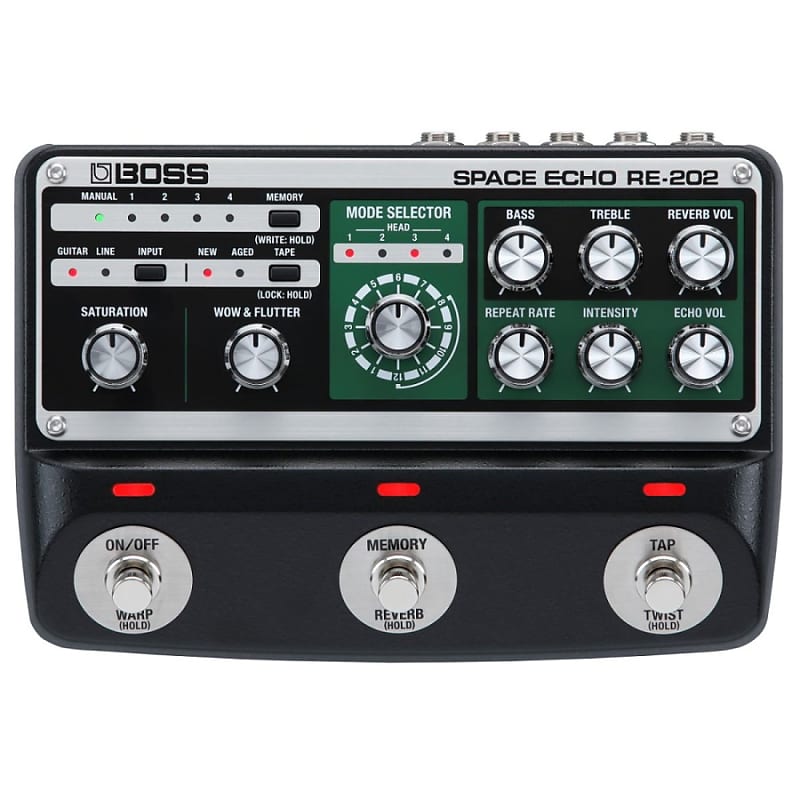 Boss RE-202 Space Echo Effects Pedal  Space Echo Effects Pedal image 1