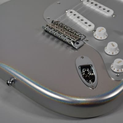 2022 Fender H.E.R. Stratocaster Chrome Glow Finish Electric Guitar w/Bag image 6