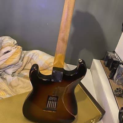 Fraser Stratocaster 2022 3 tone sunburst image 2