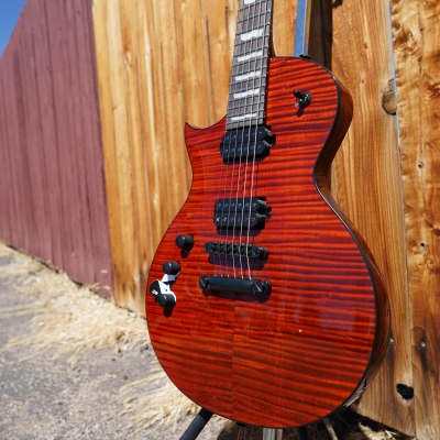 ESP LTD EC-1000 Tiger Eye Left Handed 6-String Electric Guitar image 5
